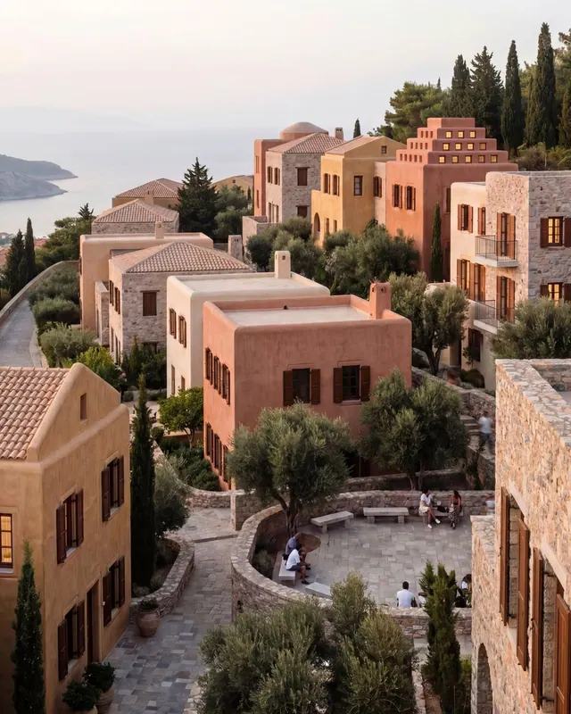 Aegean Village architectural study