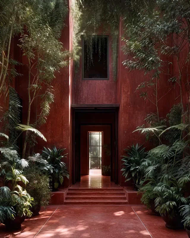 Crimson House architectural study