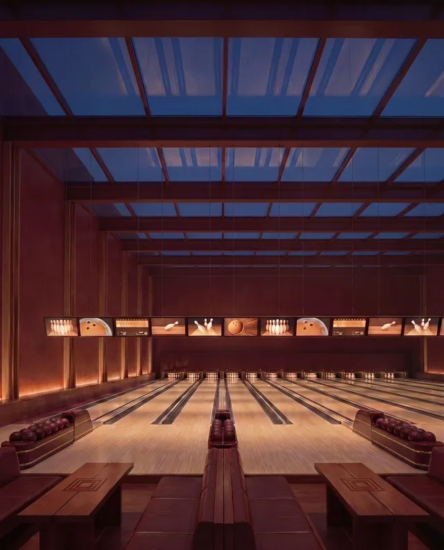 Lucky Strike architectural study